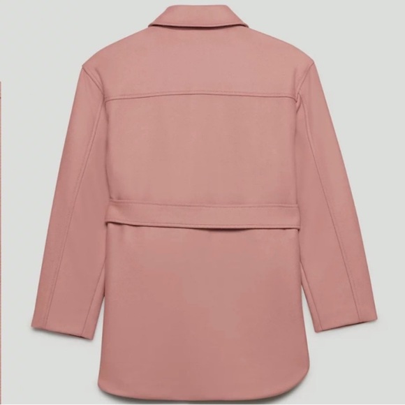 Aritzia Wilfred Rialto Shirt Jacket Nostalgia Rose Size XS - Picture 7 of 17